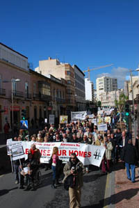 Almeria March. January  2010